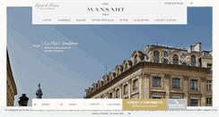 Desktop Screenshot of paris-hotel-mansart.com
